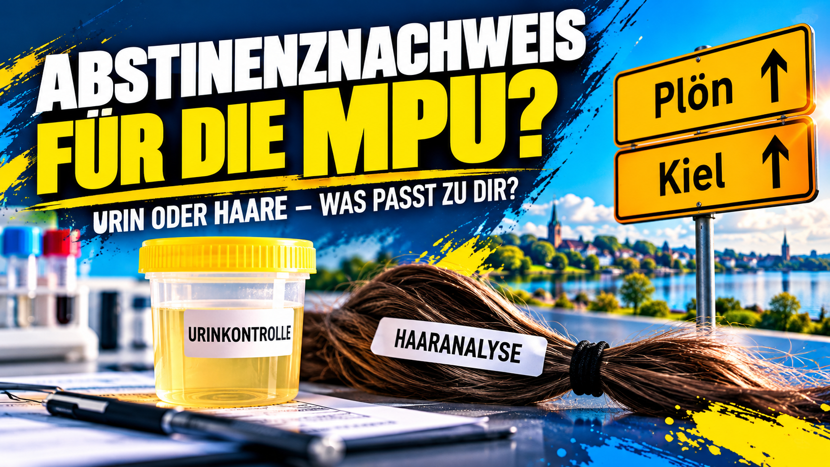 Abstinenznachweis MPU Plön – Urinkontrolle oder Haaranalyse für die MPU